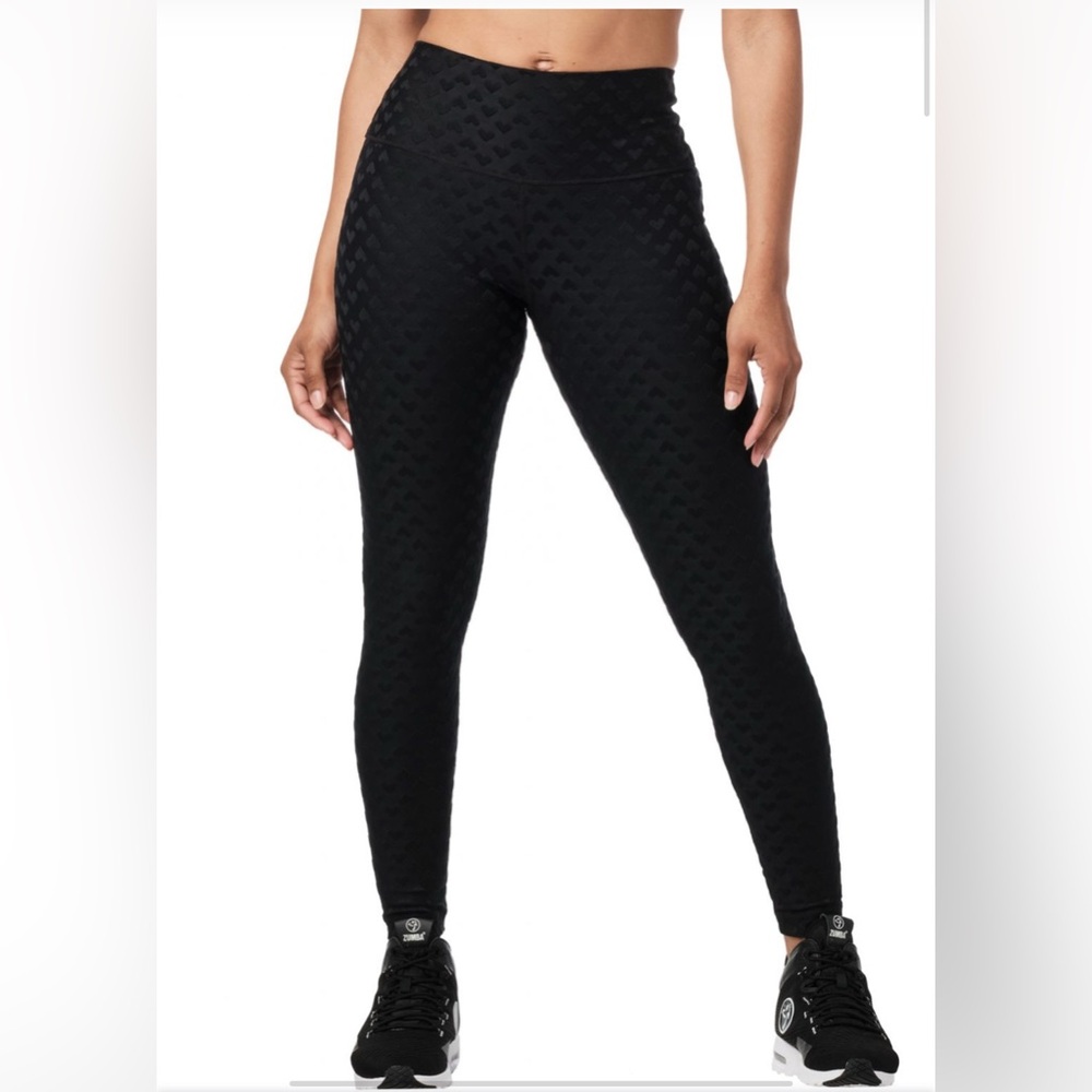Zumba Love High Waisted Ankl Legging size care